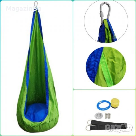 Висящ стол, хамак тип люлка , С надуваема възглавница hamak, снимка 1