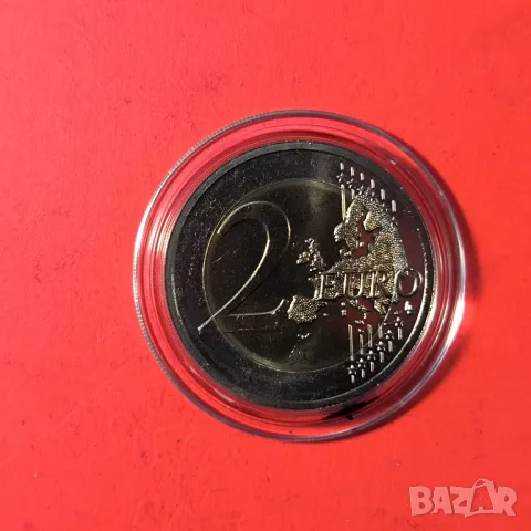 Люксембург 2 евро 2011 50 г. Назначаване на Жан, снимка 2 - Нумизматика и бонистика - 49570023