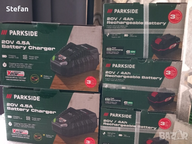 Нови- Батерия + Зарядно PARKSIDE, снимка 4 - Други инструменти - 49055060