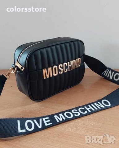 Черна чанта Moschino код SG600, снимка 3 - Чанти - 34622993