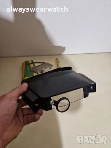 Очила с вградени лупи и лампи