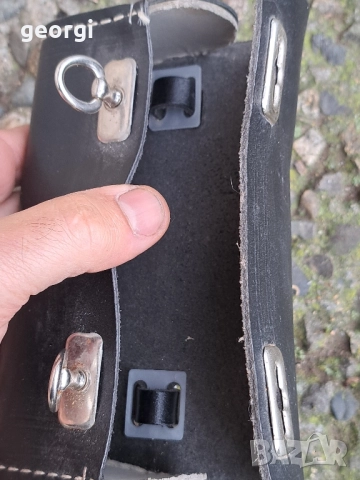 ретро чантичка за велосипед от естествена кожа 29/5, снимка 5 - Части за велосипеди - 52580812