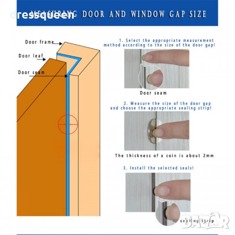 3753 D образен уплътнител за врати-10 метра, снимка 10 - Други стоки за дома - 38189930