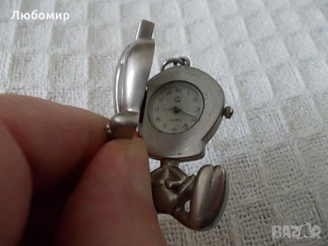 Часовник ключодържател Патето Яки, снимка 3 - Други ценни предмети - 28520421