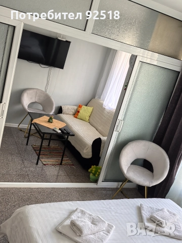 луксозно студио за краткосрочен наем внова сграда, снимка 17 - Квартири, нощувки - 41442827