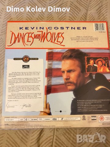 Laserdisc "Dances with Wolves" PAL, снимка 2 - Други жанрове - 43865937