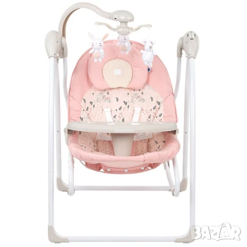 Бебешка люлка-шезлонг Kikka Boo Mia Stella Pink, снимка 4 - Детски люлки - 51256276