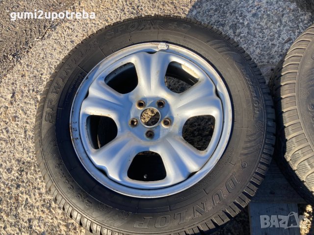 16 джанти 5х100 SUBARU Forester 215/65/16 Dunlop 2014г 5,5-6,5мм, снимка 4 - Гуми и джанти - 43840254