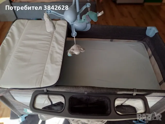 Бебешка кошара Kinderkraft + матрак , снимка 5 - Кошарки - 49265956