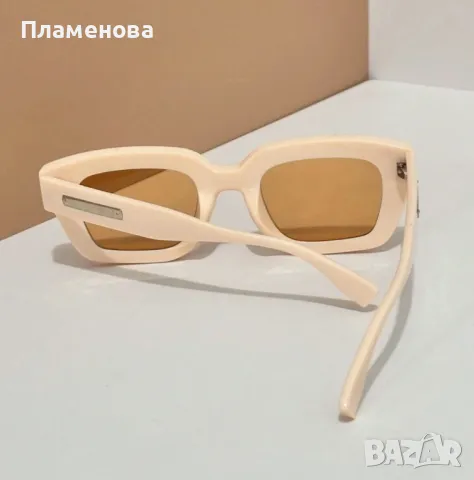 Дамски бежови слънчеви очила , снимка 5 - Слънчеви и диоптрични очила - 49359511