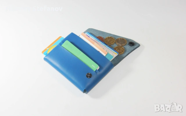 Вертикален оригами портфейл, снимка 4 - Портфейли, портмонета - 53457427