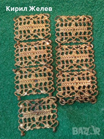 ЕЛЕМЕНТИ от СТАРИННА БРОНЗОВА ГРИВНА с ЖИВАЧНА ПОЗЛАТА СТАРО ГРАДСКО БИЖУ за РЕСТАВРАЦИЯ 4737, снимка 10 - Антикварни и старинни предмети - 32239487