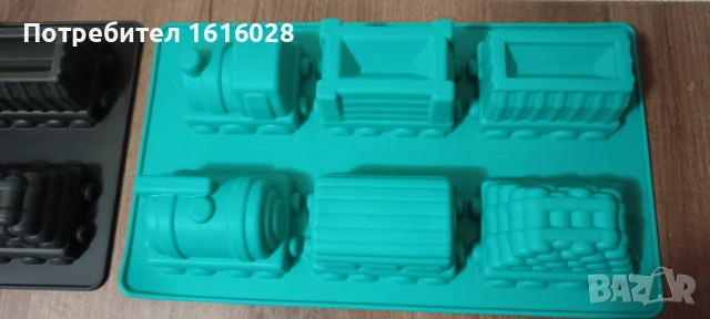 Силиконов молд с формички на влак - локомотив с вагончета, снимка 7 - Декорация за дома - 47815168