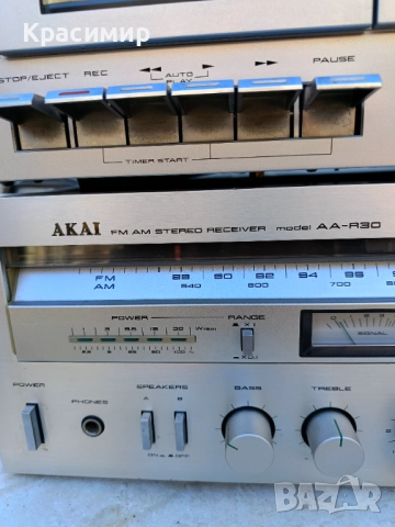 Усилвател и дек "AKAI", снимка 2 - Декове - 51773095
