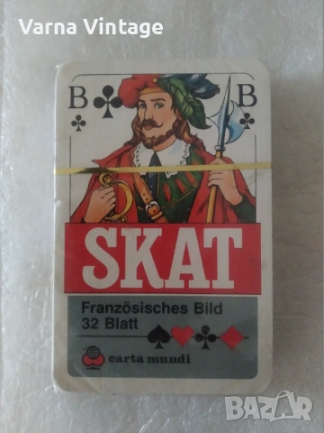 Колекционерски карти за скат НОВИ ЗАПЕЧАТАНИ. CARTA MUNDI Белгия.