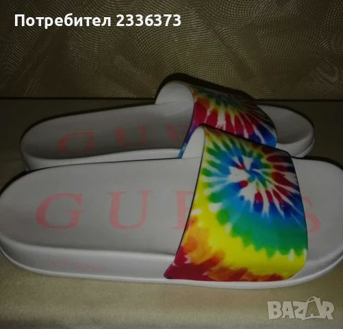 Дамски чехли Guess, номер 36, снимка 5 - Джапанки - 50756773