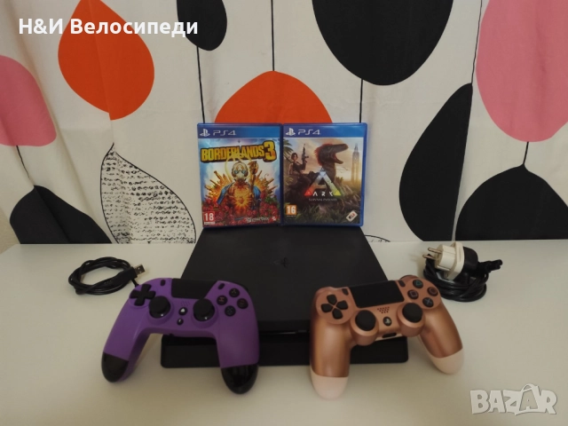 Playstation 4 Slim 1 TB Перфектен !!!