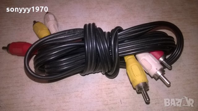 КАБЕЛ 1,5М АУДИО И ВИДЕО-3Х3 ЧИНЧА, снимка 3 - Други - 28005418