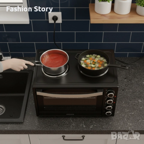 Малка готварска  печка TERMOMAX TXC56CL, снимка 5 - Печки, фурни - 52552631