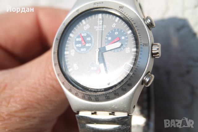 Швейцарски часовник ''Swatch'' хронограф, снимка 8 - Мъжки - 43973881