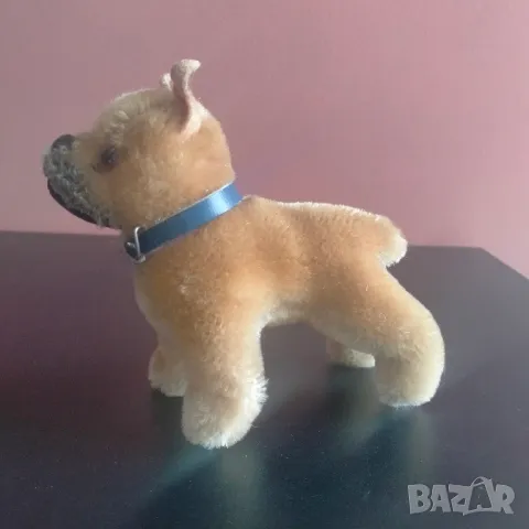 Колекционерска мека играчка Steiff Boxer Dog Germany 4.5" , снимка 3 - Колекции - 47423681