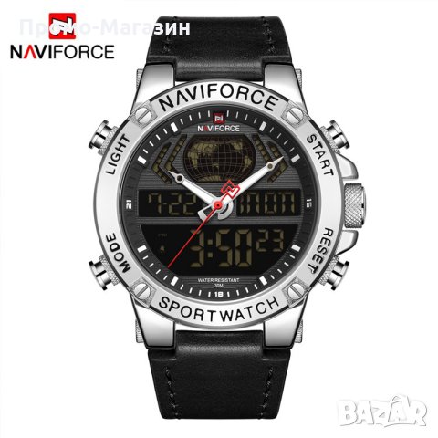 Мъжки часовник NaviForce многофункционален NF9164 SBB. 