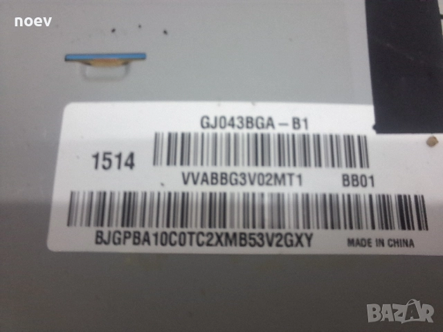 T-Con T430HVN01. 6 CTRL BD от Samsung UE43J5500, снимка 4 - Части и Платки - 51882209
