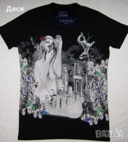 Мъжка тениска Lanvin S, снимка 3 - Тениски - 32396709