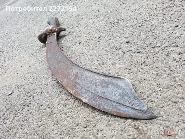 Османски меч ятаган сабя , снимка 3 - Антикварни и старинни предмети - 51388006