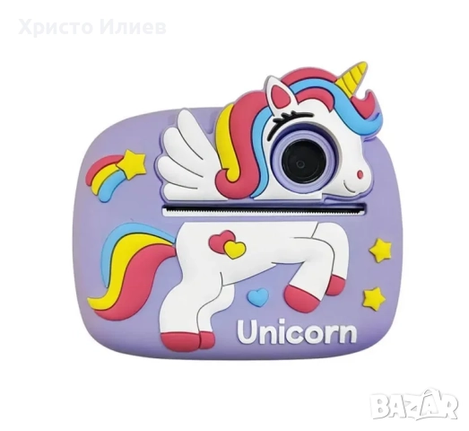 Детска камера с функция за печат Детски фотоапарат с дисплей за моментни снимки Розов, снимка 9 - Други - 49857747