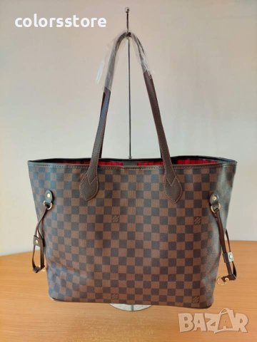 Кафява чанта  Louis Vuitton Neverfull  код SG308, снимка 1 - Чанти - 40720677