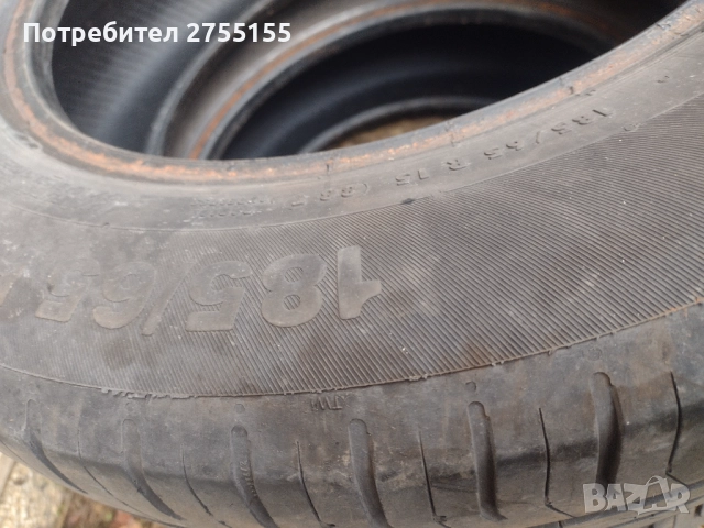 Гуми размер 185/65/R 15 марка Continental eco contact грайфер около 6 милиметра нямат наранявания., снимка 9 - Гуми и джанти - 52668410