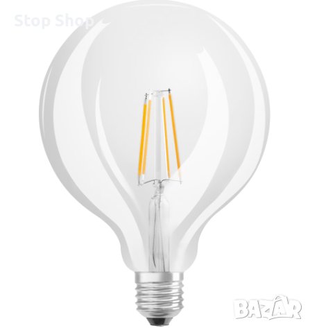 Osram LED Star Retrofit Filament Globe 125, E27, снимка 4 - Крушки - 44029410