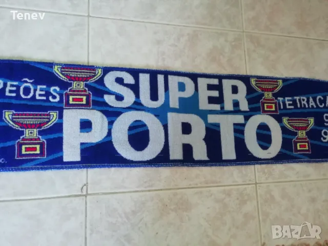 Порто Шампиони 1995 1996 1997 1998 колекционерски ретро футболен шал Super Porto Vintage , снимка 4 - Футбол - 49303057
