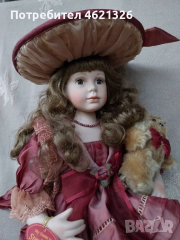 Колекционерска порцеланова кукла Стефани лимитирана серия, като нова