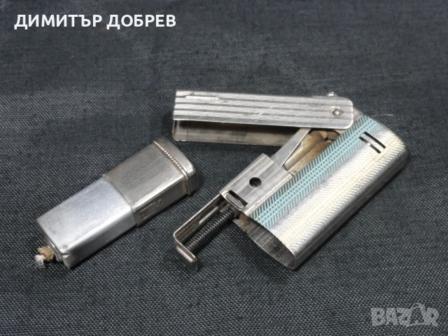 СТАРА РЕТРО БЕНЗИНОВА ЗАПАЛКА IMCO STREAMLINE 6800 AUSTRIA, снимка 8 - Антикварни и старинни предмети - 53476619