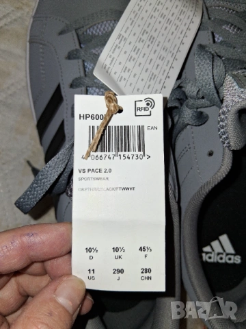 н.45 1/3 Adidas VS Pace 2.0 , снимка 11 - Кецове - 53192958
