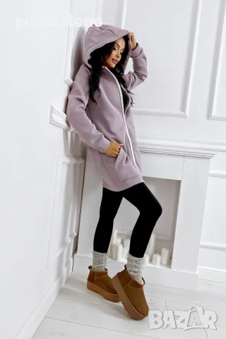 Дамски дълъг суичър Rainy Day, 3цвята , снимка 16 - Суичъри - 48942671