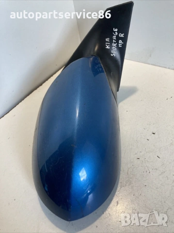 Предно десно странично огледало синьо за KIA Sportage 1.7 CRDi (2011) 876203U700, снимка 2 - Части - 53439232
