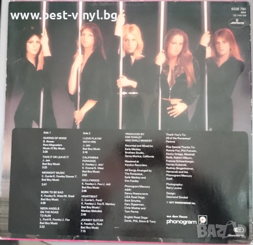 Грамофонна Плоча (The Runaways - Queens of Noise), снимка 2 - Грамофонни плочи - 52666913