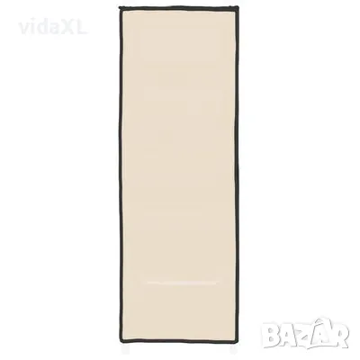 vidaXL Шкаф за обувки, кремав, 60x28x90 см, плат(SKU:337263), снимка 3 - Шкафове - 48679127