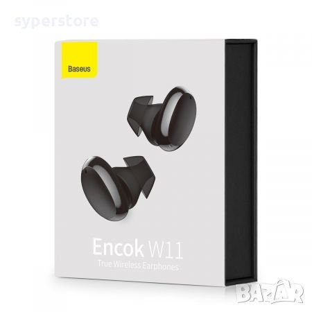 Слушалки безжични Bluetooth Baseus Encok W11 TWS Тип Тапи за уши Водоустойчиви с безжично зареждане, снимка 5 - Слушалки и портативни колонки - 38151417