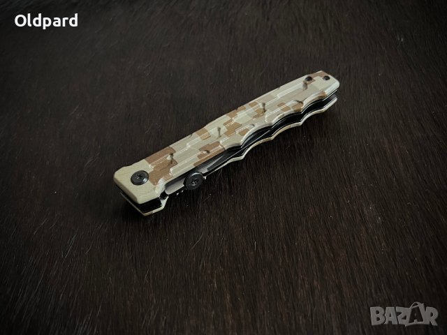 Сгъваем нож (flipper) във военен стил Linder Slingshot. (337912), снимка 6 - Ножове - 43032779