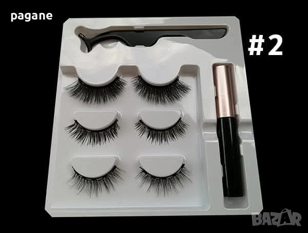 Магнитни мигли с магнитна очна линия , снимка 7 - Козметика за лице - 51438446