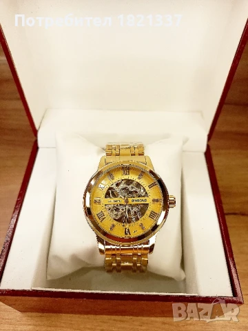 Луксозен механичен автоматичен часовник , снимка 3 - Мъжки - 51387740