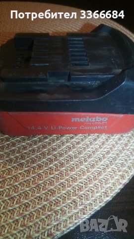 Батерия metabo, снимка 4 - Винтоверти - 43006816