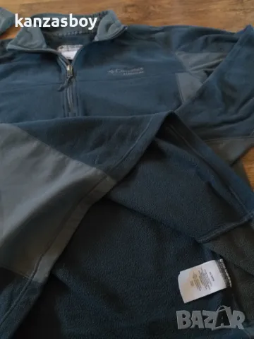 Columbia Mountain Ii Half Zip - страхотна мъжка блуза КАТО НОВА, снимка 6 - Спортни дрехи, екипи - 47682889