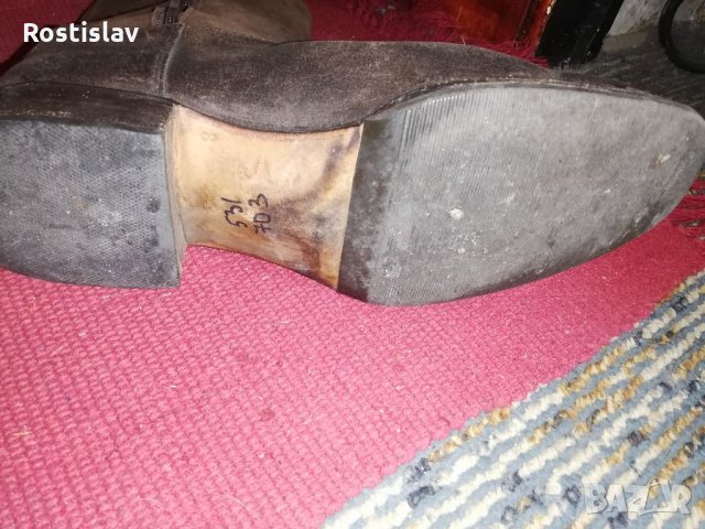 Оригинални мъжки ботуши PRADA 44 номер 28см дължина на стелките! , снимка 6 - Мъжки ботуши - 32310963