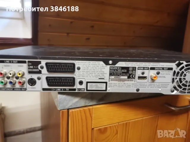 Sony RDR-HX750 DVD Recorder Player 1080p Upscaling HDMI, снимка 4 - Плейъри, домашно кино, прожектори - 47297543
