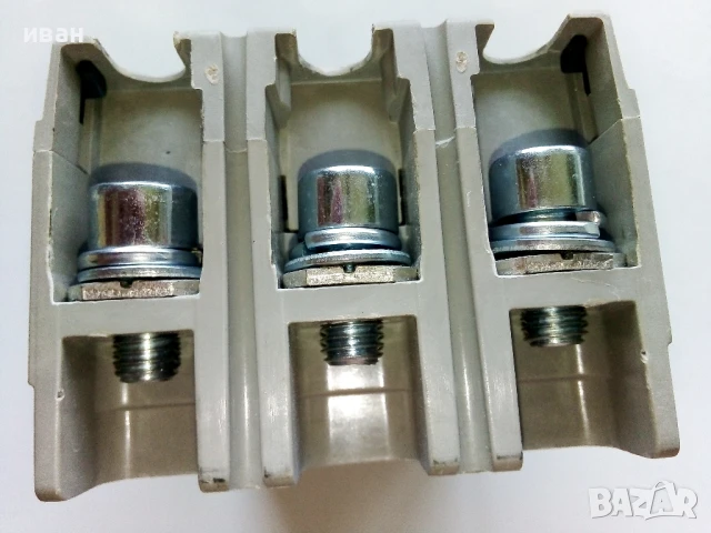 Трифазен автоматичен прекъсвач 60А Merlin Gerin, снимка 8 - Други машини и части - 50928420